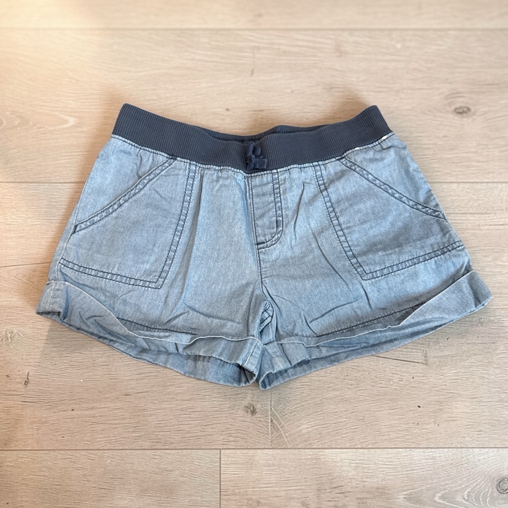 Gymboree Blue Denim Shorts Pullon Style Girls (12)
